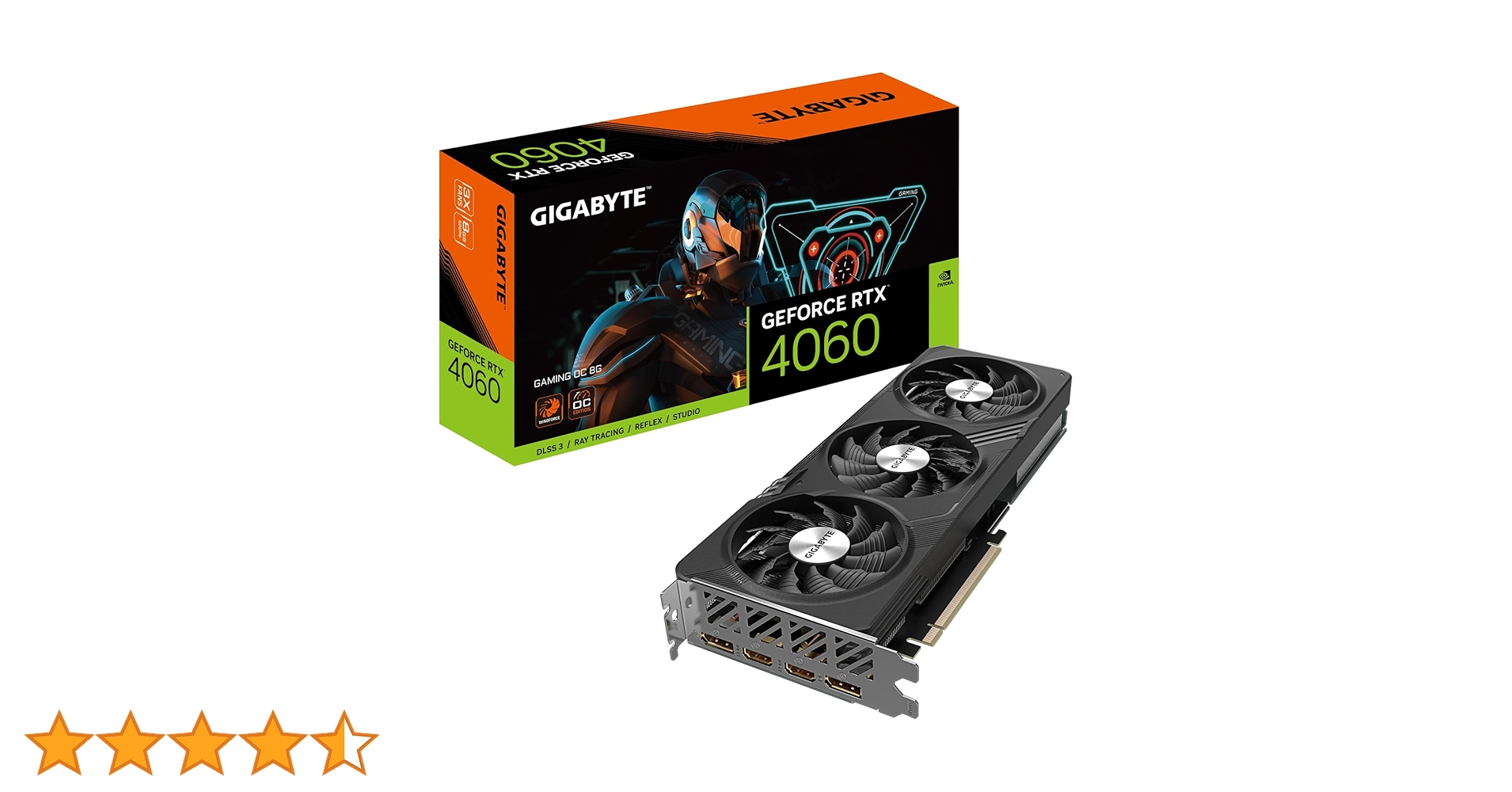 Gigabyte NVIDIA GeForce RTX 4060 GAMING OC Graphics Card - 8GB